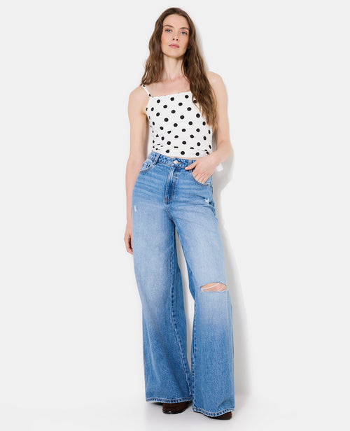 Jean destroy extra wide taille haute - PIMKIE - 6