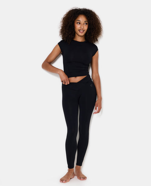 Legging de sport taille croisée Flow by pimkie - PIMKIE - 3