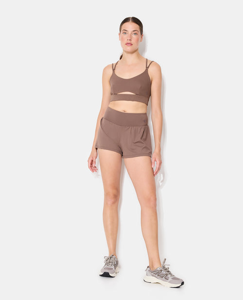 Short de sport avec fronces Flow by pimkie - PIMKIE - 1