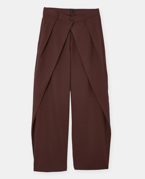 Pantalon city avec plis et pinces effet superposition - PIMKIE - 4