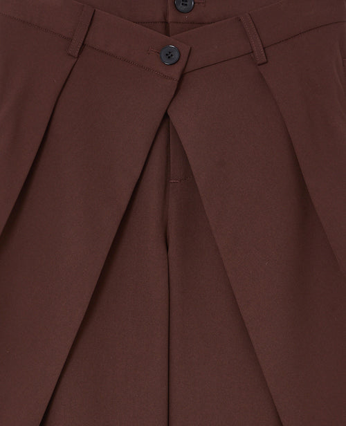Pantalon city avec plis et pinces effet superposition - PIMKIE - 2