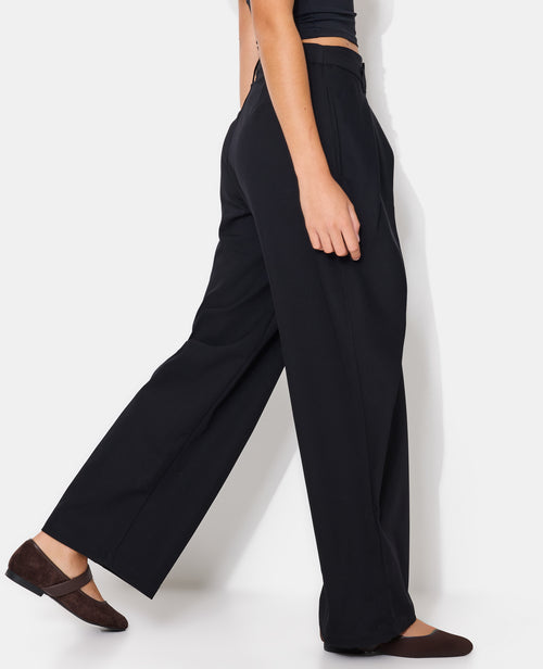 Pantalon city avec plis et pinces effet superposition - PIMKIE - 2