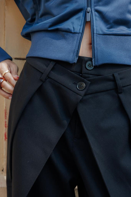 Pantalon city avec plis et pinces effet superposition - PIMKIE - 3