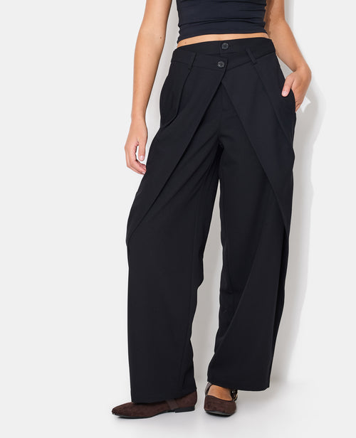 Pantalon city avec plis et pinces effet superposition - PIMKIE - 5