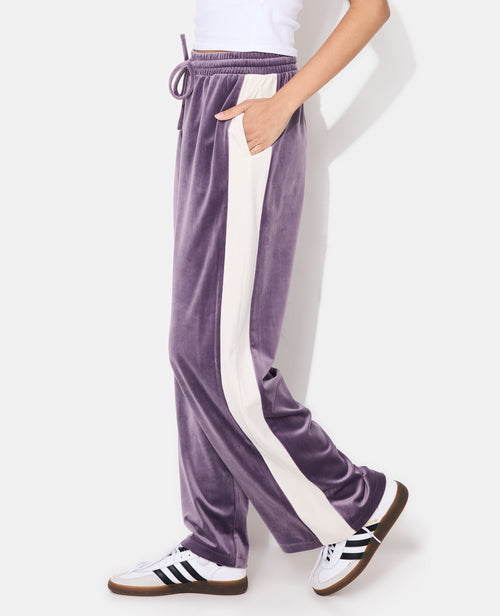 Pantalon de jogging droit en velours bicolore - PIMKIE - 2