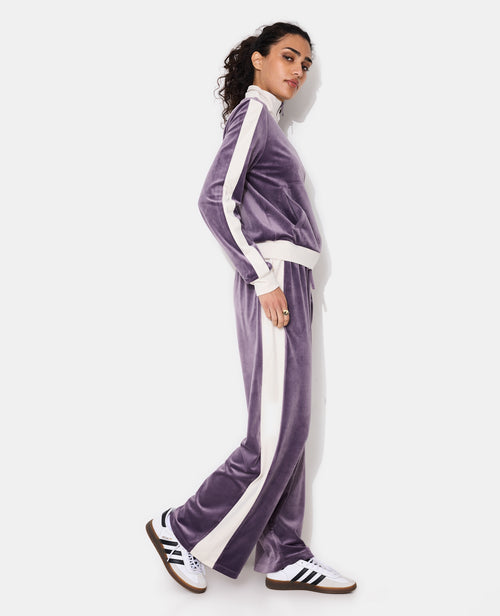 Pantalon de jogging droit en velours bicolore - PIMKIE - 3