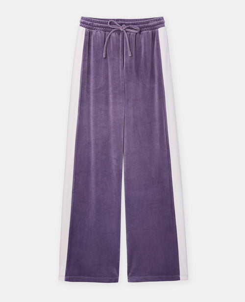 Pantalon de jogging droit en velours bicolore - PIMKIE - 4