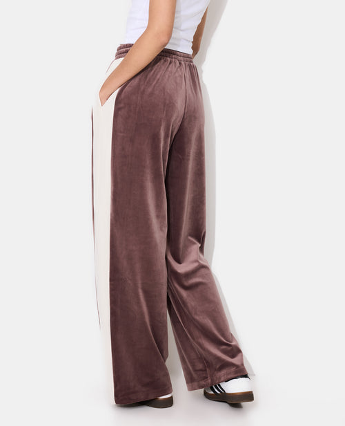 Pantalon de jogging droit en velours bicolore - PIMKIE - 6