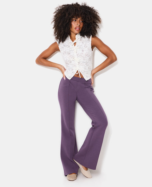 Pantalon de jogging flare avec pintucks - PIMKIE - 1
