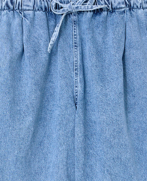 Jean large avec ceinture et bas de jambe élastiqués - PIMKIE - 7