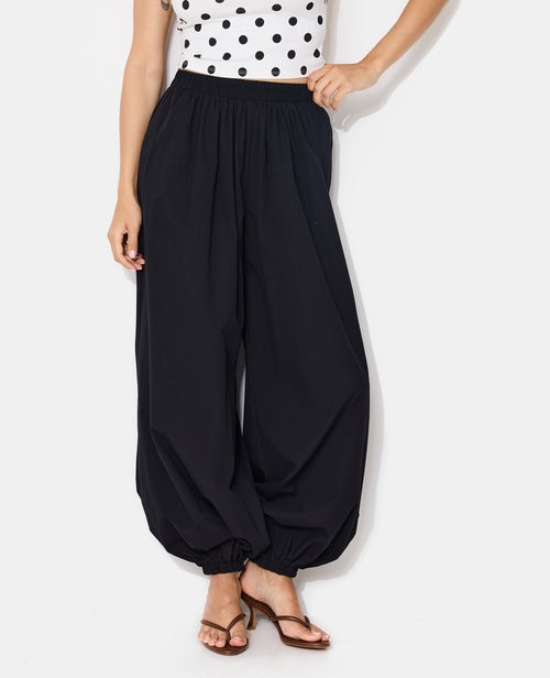 Pantalon bouffant taille élastiquée - PIMKIE - 5