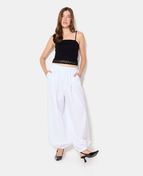 Pantalon bouffant taille élastiquée - PIMKIE - 1