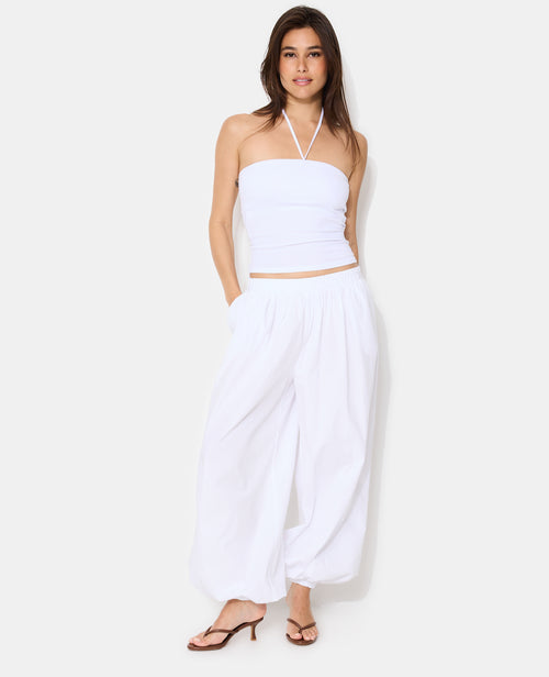 Pantalon bouffant taille élastiquée - PIMKIE - 1