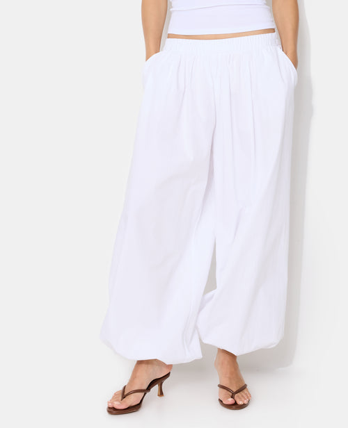 Pantalon bouffant taille élastiquée - PIMKIE - 5