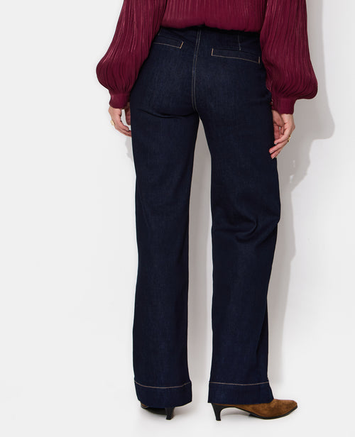 Jean wide taille haute avec boutons bijoux - PIMKIE - 6
