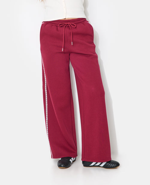 Pantalon de jogging droit en molleton avec dentelle - PIMKIE - 5