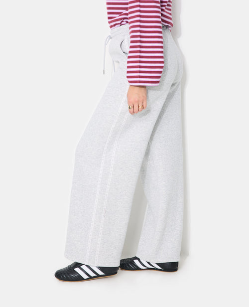 Pantalon de jogging droit en molleton avec dentelle - PIMKIE - 2