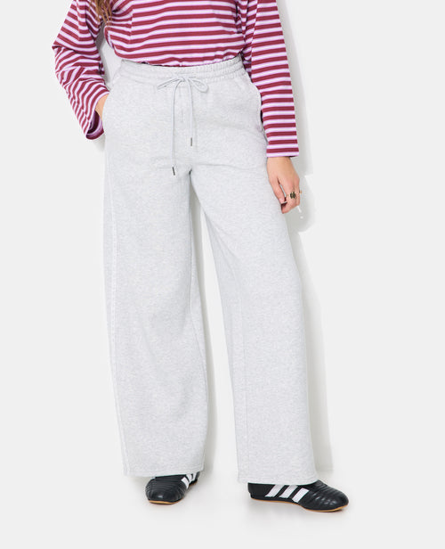 Pantalon de jogging droit en molleton avec dentelle - PIMKIE - 5