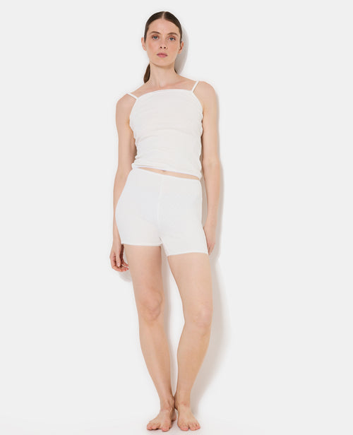 Bas de pyjama short en maille pointelle - PIMKIE - 1
