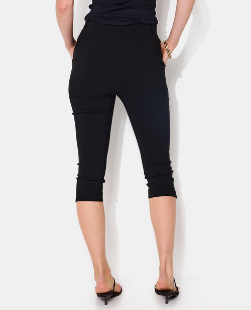 Pantalon corsaire capri en tissu stretch - PIMKIE - 8