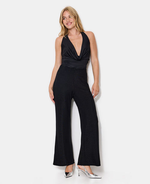 Pantalon droit en maille avec lurex - PIMKIE - 1