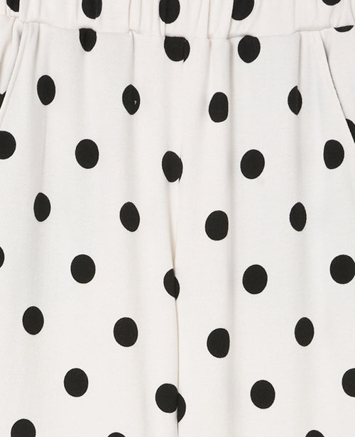Pantalon de jogging à pois avec bandes contrastées - PIMKIE - 7