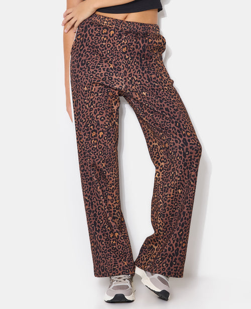Pantalon de jogging léopard avec bandes contrastées - PIMKIE - 5