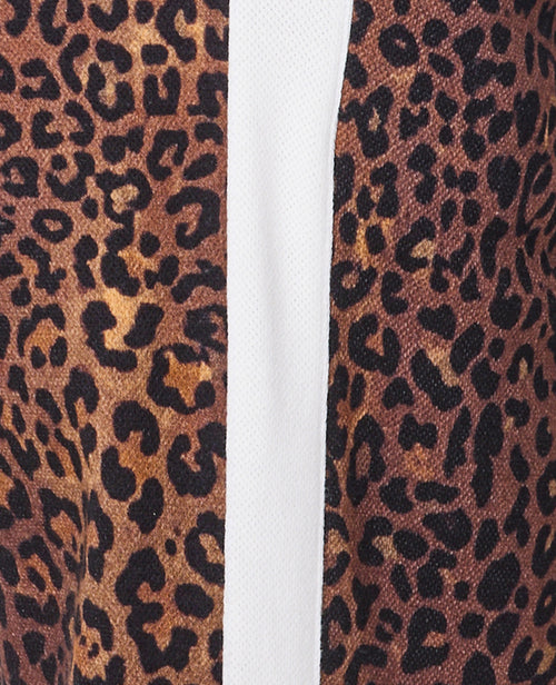 Pantalon de jogging léopard avec bandes contrastées - PIMKIE - 1
