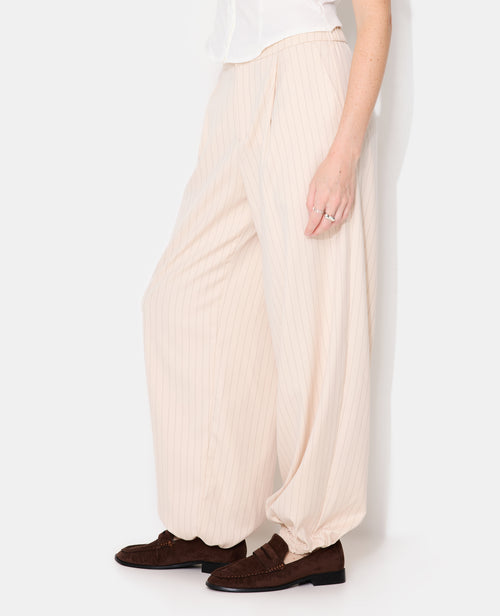Pantalon bombacho avec rayures - PIMKIE - 2