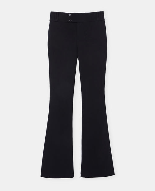 Pantalon flare taille basse en tissu stretch - PIMKIE - 4