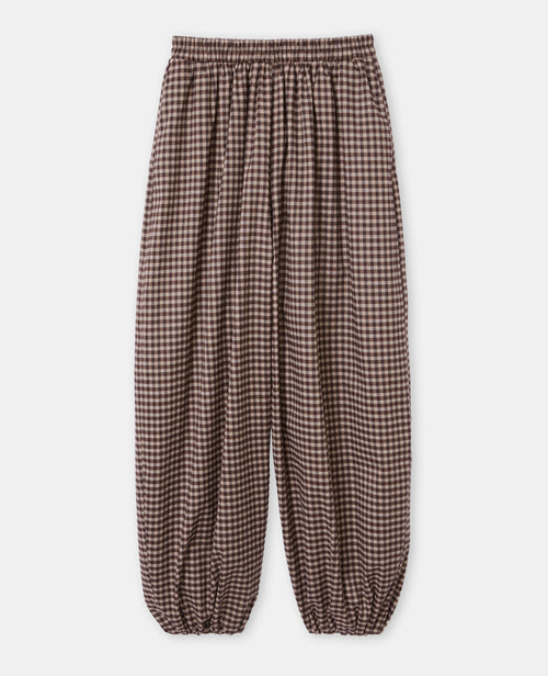 Pantalon bombacho à carreaux - PIMKIE - 4