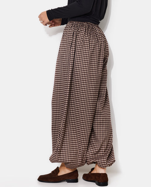 Pantalon bombacho à carreaux - PIMKIE - 6