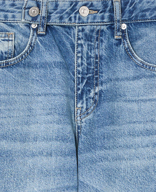 Jean wide taille basse avec patte boutonnée - PIMKIE - 2