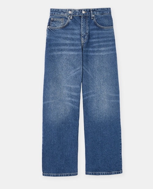 Jean wide taille basse avec patte boutonnée - PIMKIE - 4