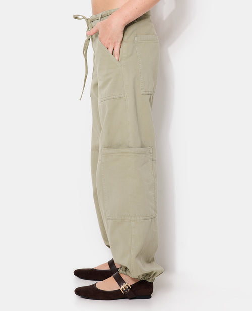 Pantalon cargo avec ceinture fine à nouer - PIMKIE - 2
