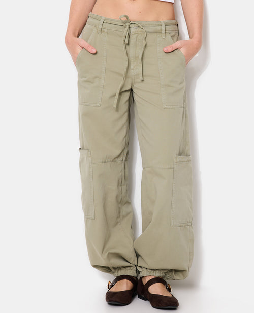 Pantalon cargo avec ceinture fine à nouer - PIMKIE - 5