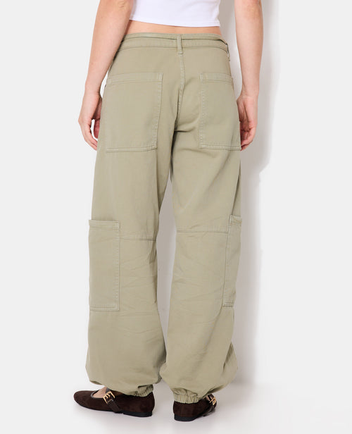 Pantalon cargo avec ceinture fine à nouer - PIMKIE - 6