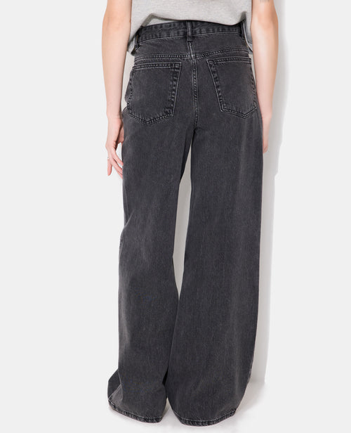 Jean taille décalée avec fleurs effet dentelle - PIMKIE - 6