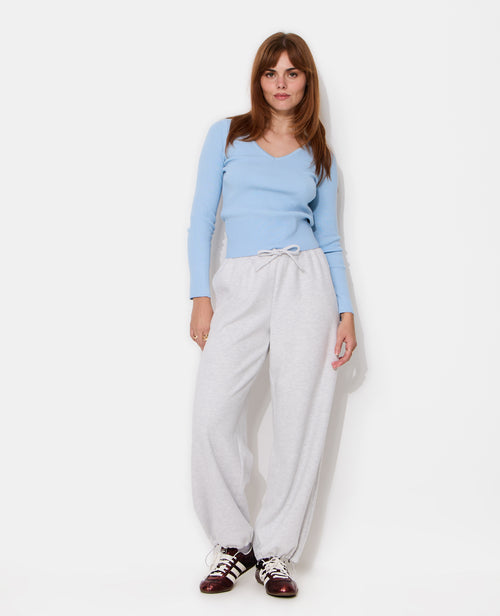 Pantalon de jogging en polaire avec bas resserrables - PIMKIE - 1