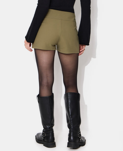 Mini-short taille haute esprit officier - PIMKIE - 6