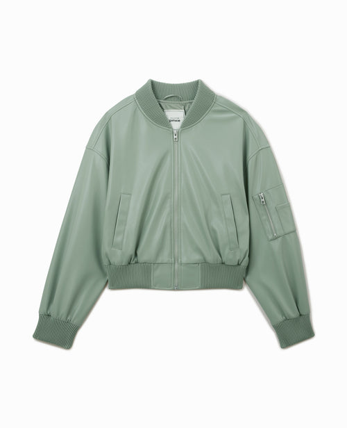 Blouson bomber en simili cuir - PIMKIE - 5
