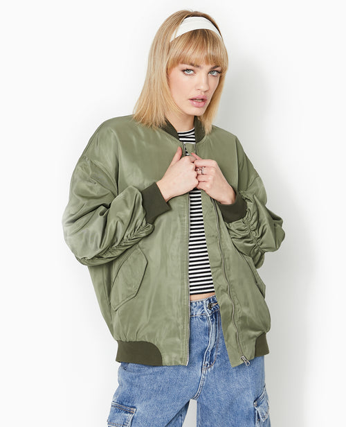 Bombers oversize avec fronces dos et manches - PIMKIE - 5