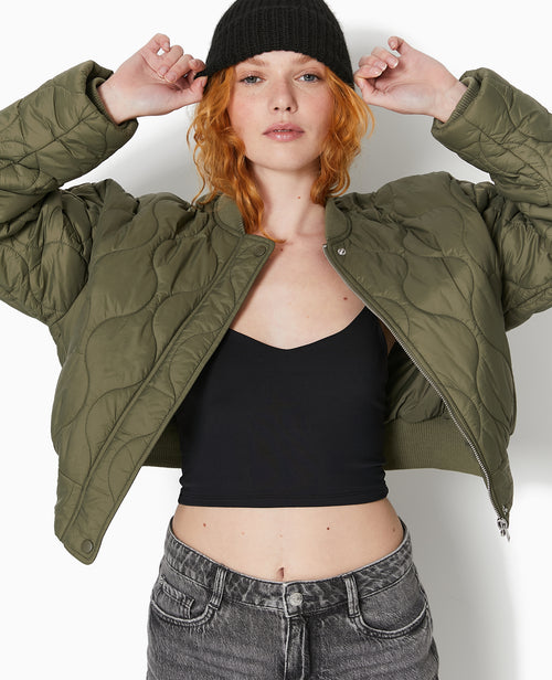 Blouson matelassé forme bombers - PIMKIE - 7