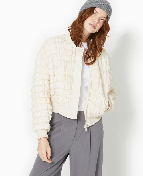Blouson matelassé forme bomber - PIMKIE - 5