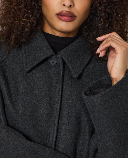 Manteau court drap de laine - PIMKIE - 2