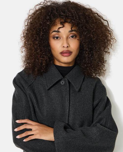 Manteau court drap de laine - PIMKIE - 5