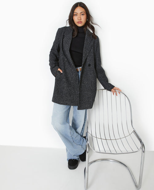 Manteau mi-long avec laine - PIMKIE - 8