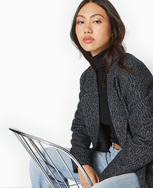 Manteau mi-long avec laine - PIMKIE - 9