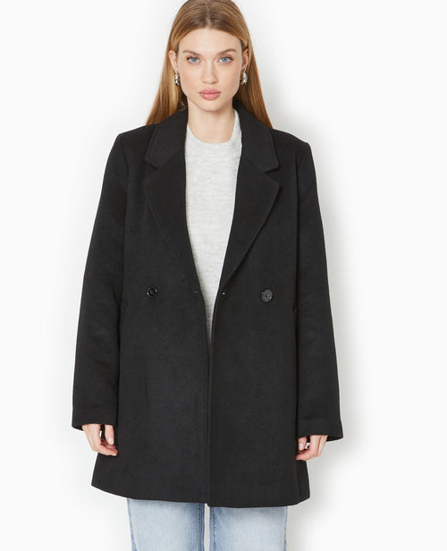 Manteau mi-long en drap de laine - PIMKIE - 5