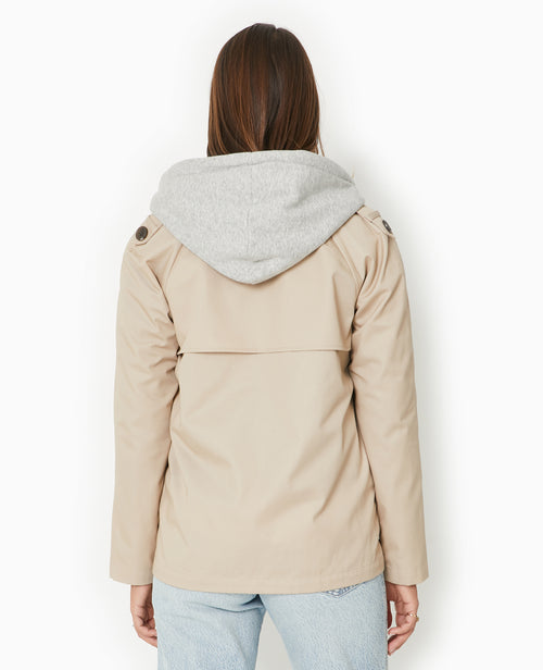 Veste trench avec capuche molleton amovible - PIMKIE - 6